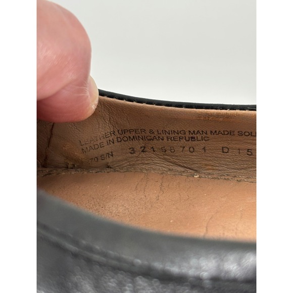 Tory Burch Black Lowell Leather Ballet Flats Embellished Logo Size 7 M - Picture 16 of 16